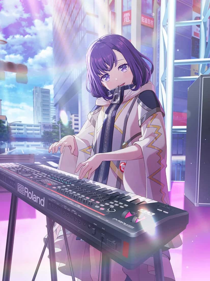 Miyako Fuji [A Melody Painted in Smiles] key art