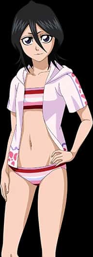 3★ Rukia Kuchiki (Swimsuit version) (Heart Attribute) key art