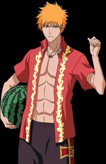 Ichigo Kurosaki (Swimsuit version) (Speed Attribute) key art