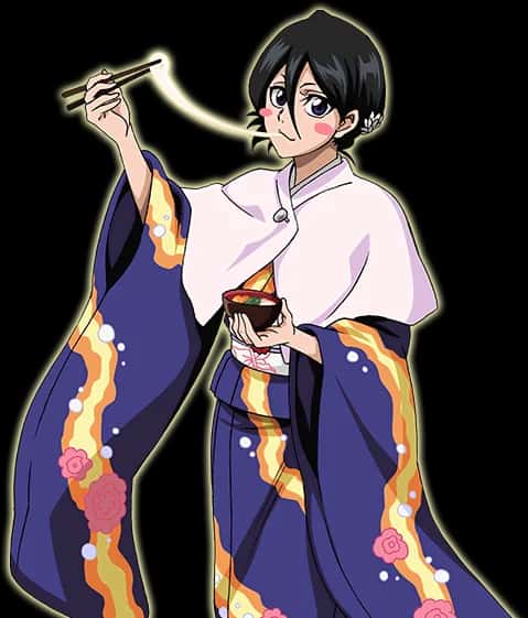 4★ Rukia Kuchiki (New Year version) (Heart Attribute) key art