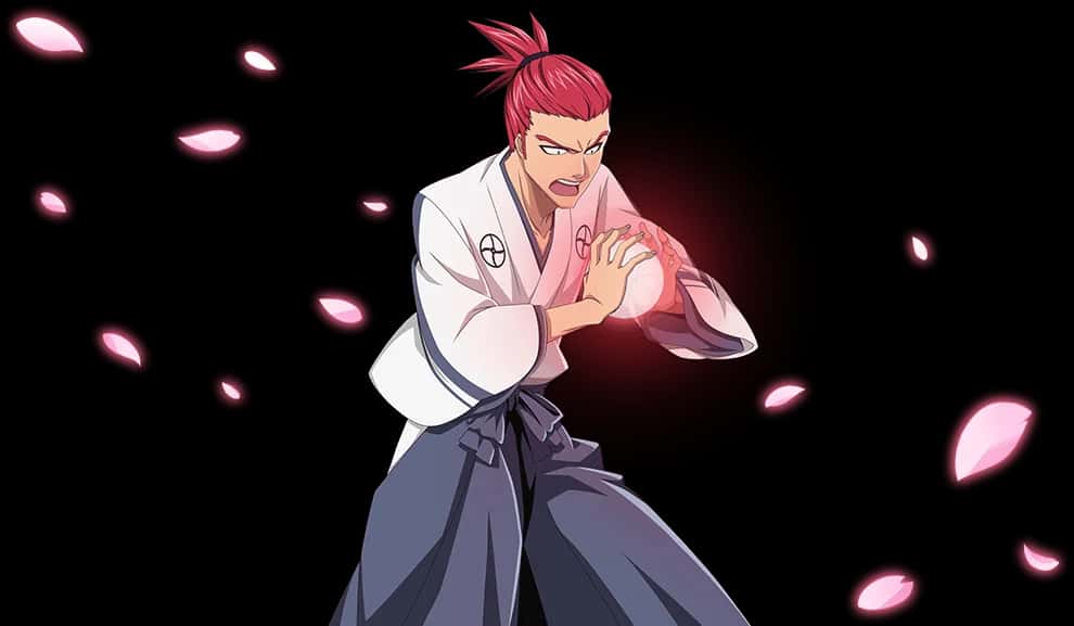 Renji Abarai (Soul Reaper Academy version) key art