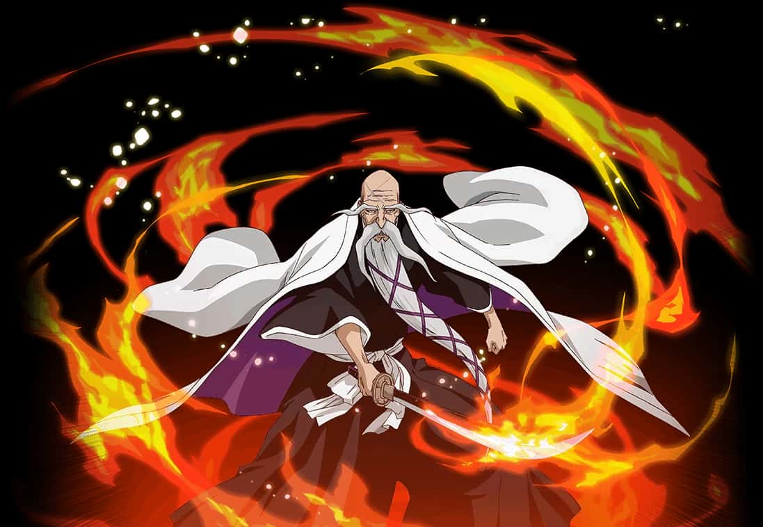 Shigekuni Genryusai Yamamoto (Tag Team version) key art