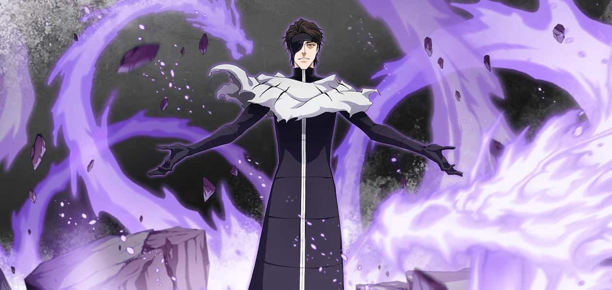 Sosuke Aizen (Thousand-Year Blood War version) key art