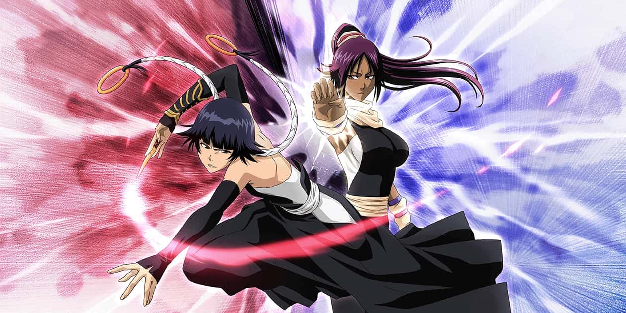 Yoruichi & Soi Fon (Redux version) key art