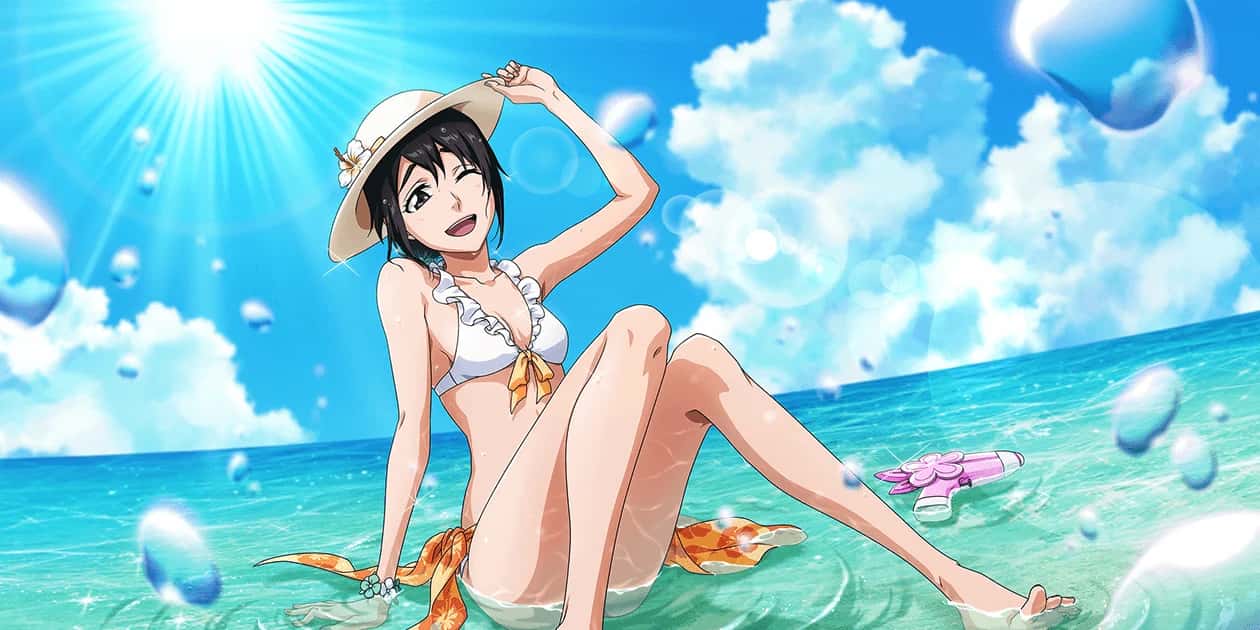 Momo Hinamori (2022 Swimsuit version) key art