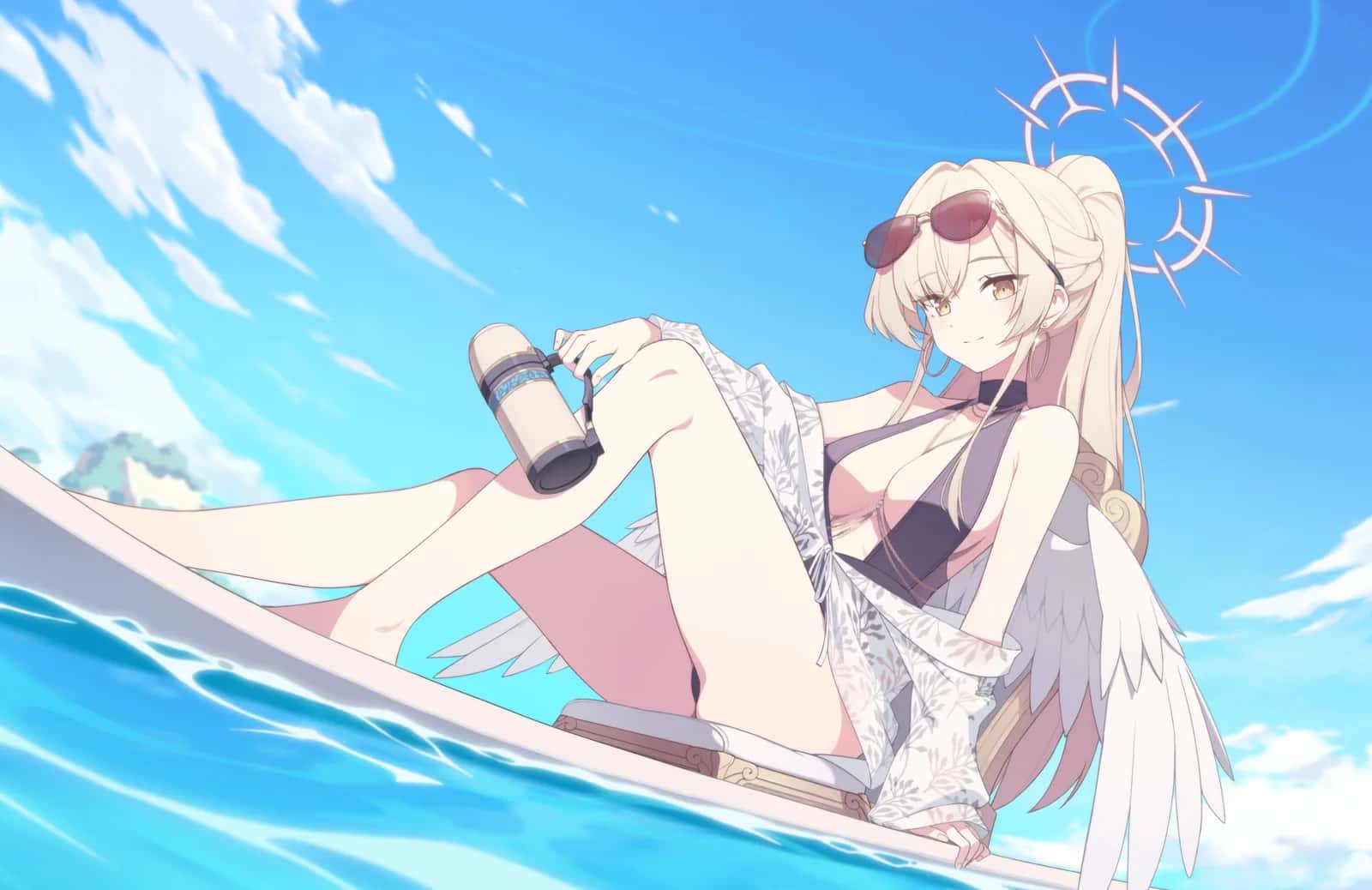 Nagisa (Swimsuit) key art