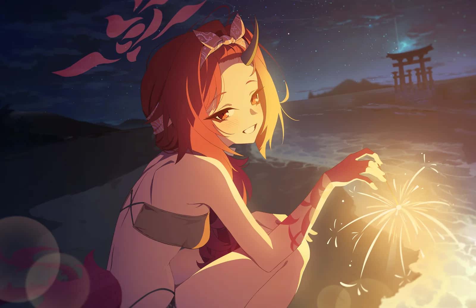 Renge (Swimsuit) key art