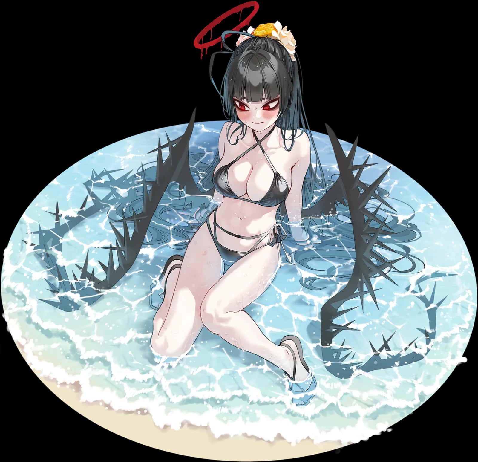 Tsurugi (Swimsuit) key art