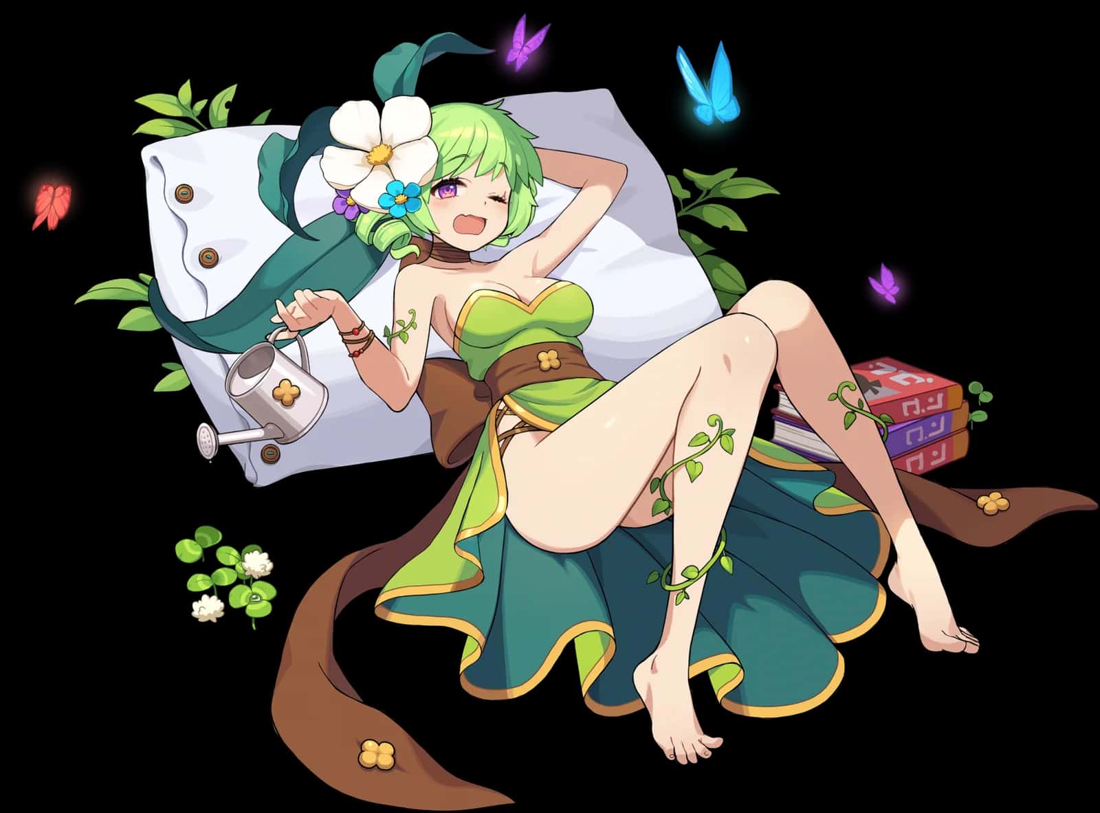 Leaf Fairy Aoba key art