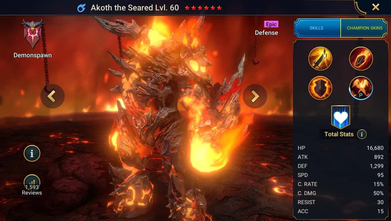 Akoth the Seared key art