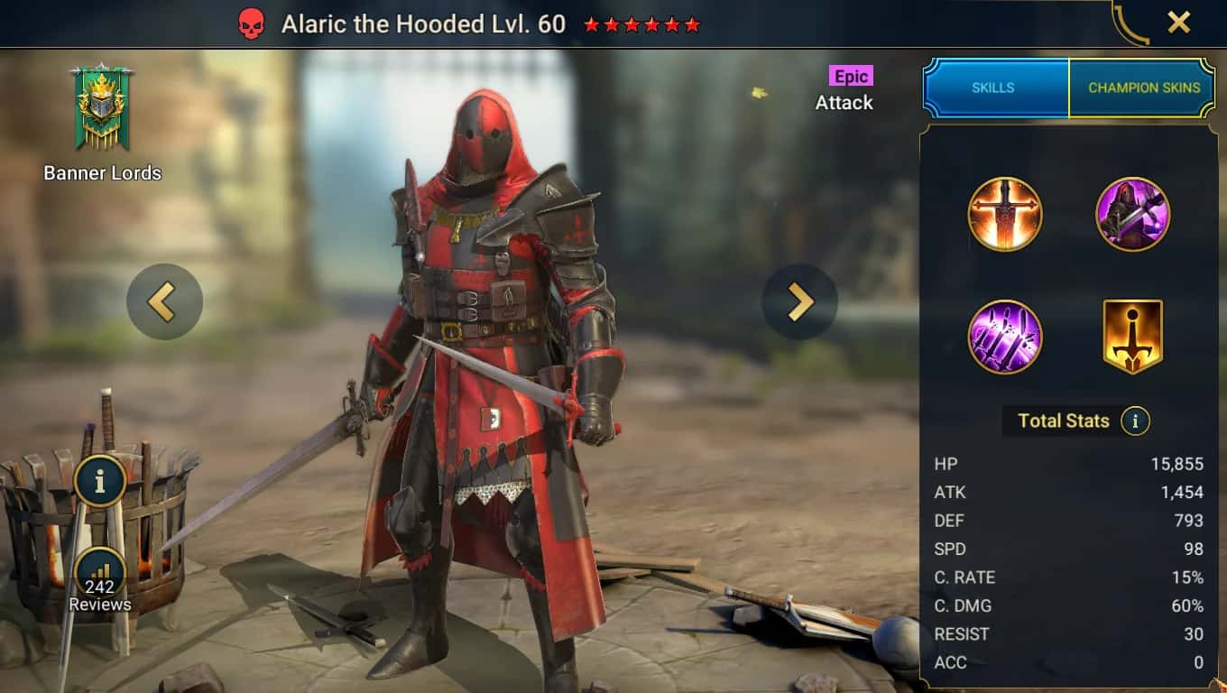 Alaric the Hooded key art