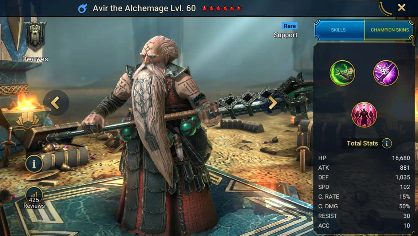 Avir the Alchemage key art