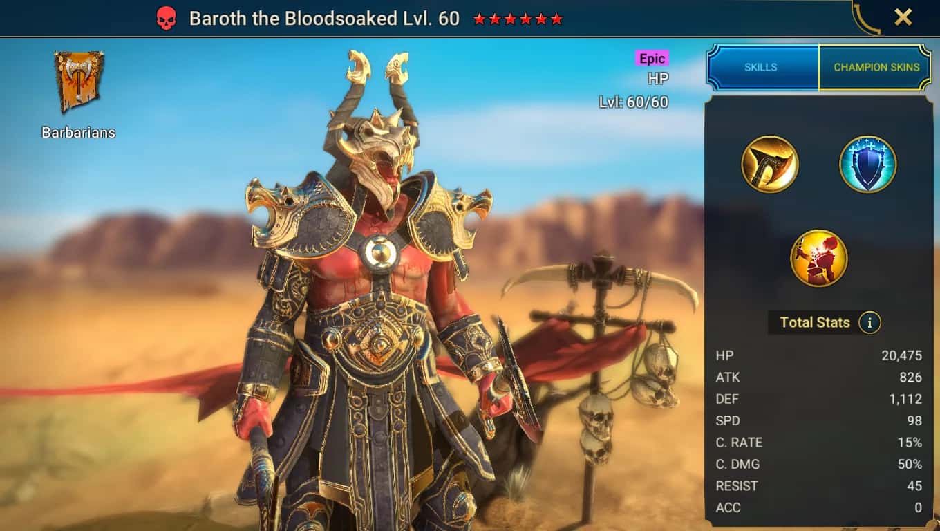 Baroth the Bloodsoaked key art
