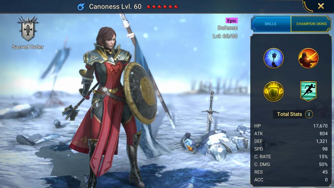 Canoness key art