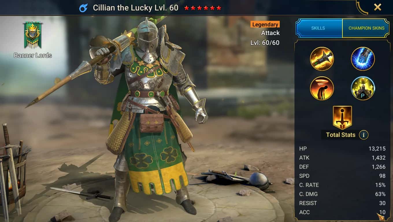 Cillian the Lucky key art