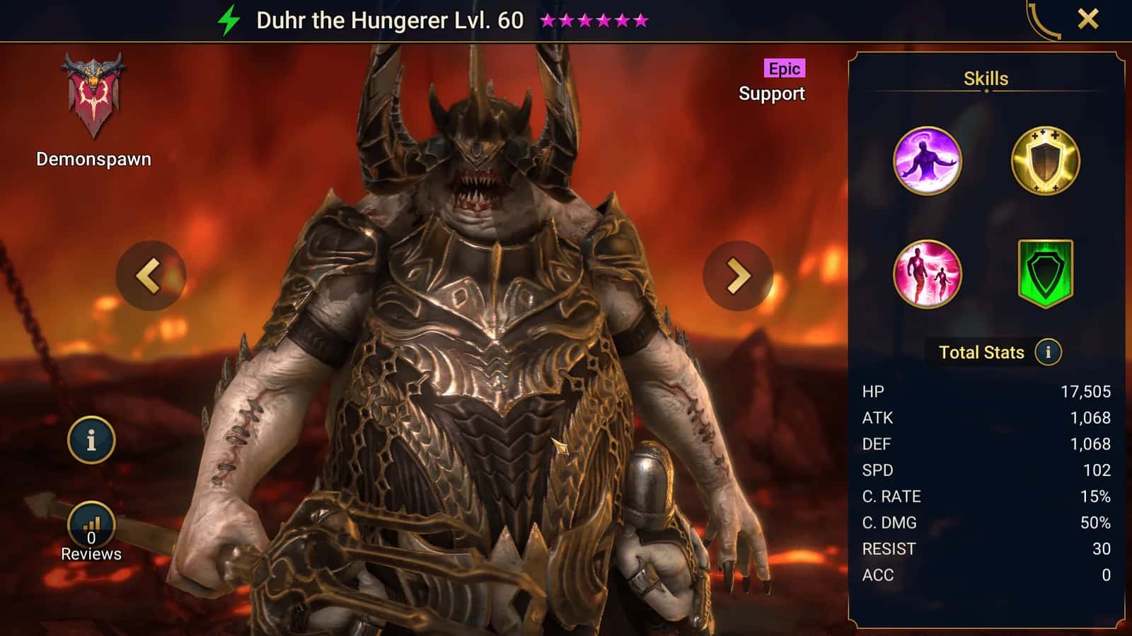 Duhr the Hungerer key art