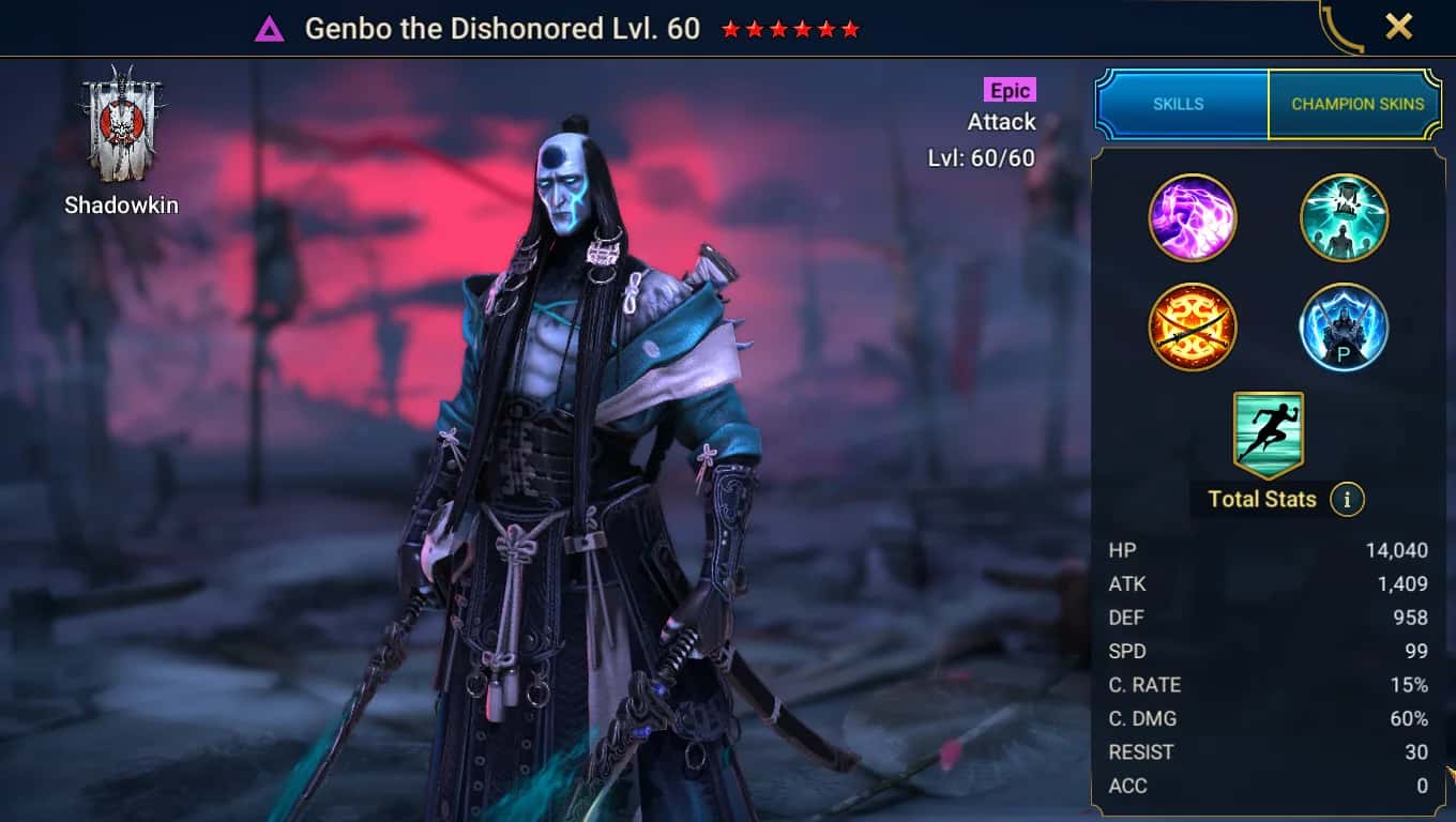 Genbo the Dishonored key art