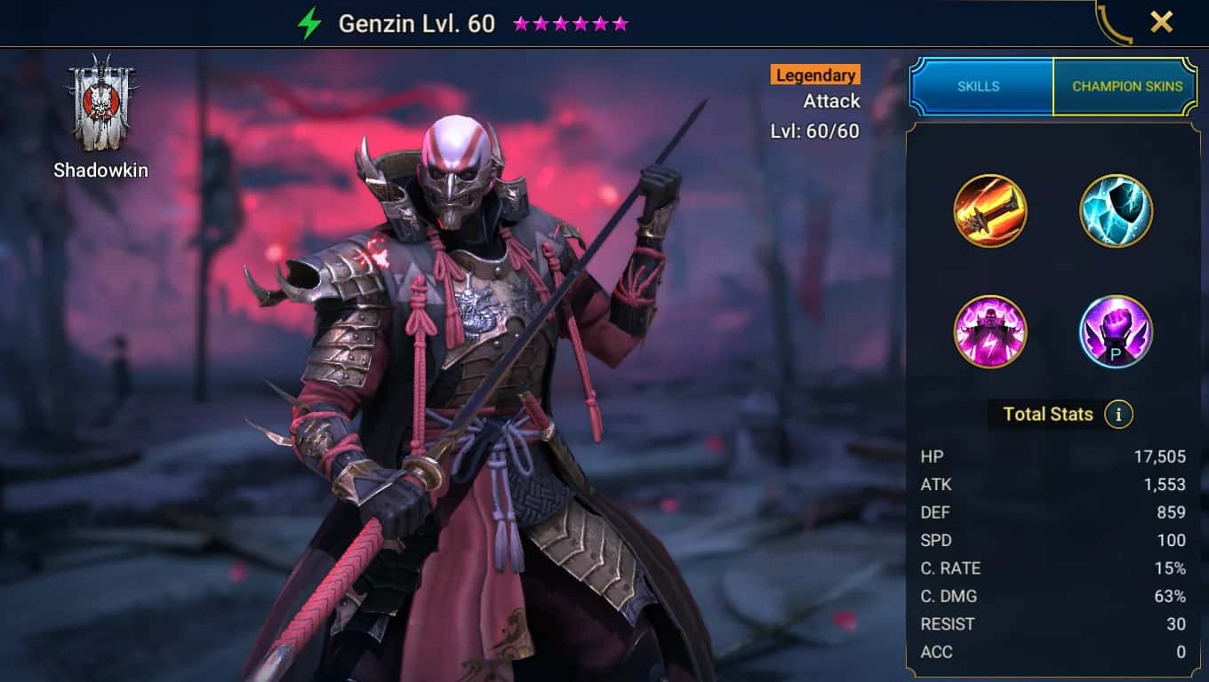 Genzin key art