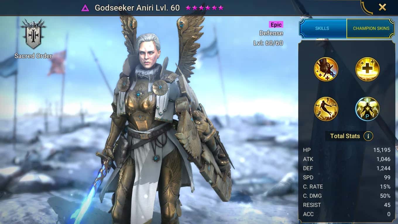 Godseeker Aniri key art