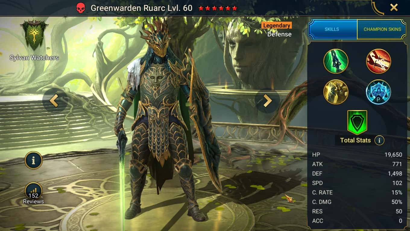 Greenwarden Ruarc key art