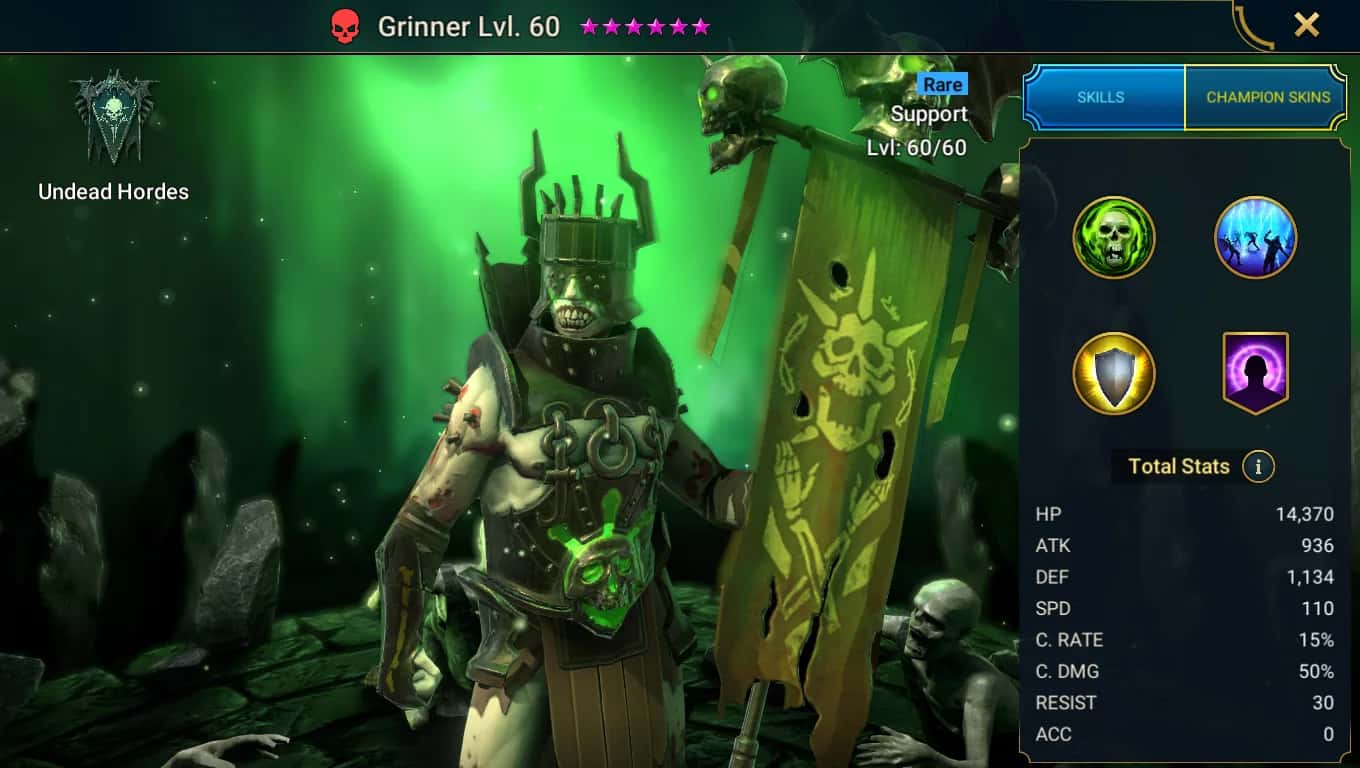 Grinner key art