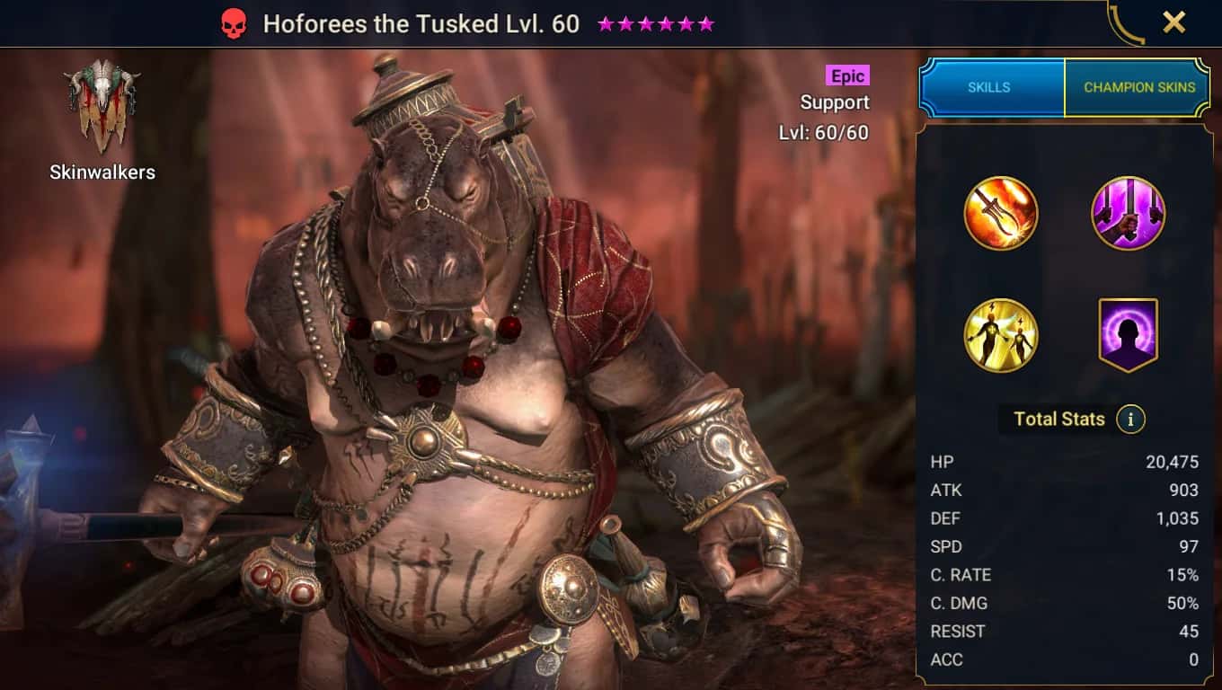 Hoforees the Tusked key art