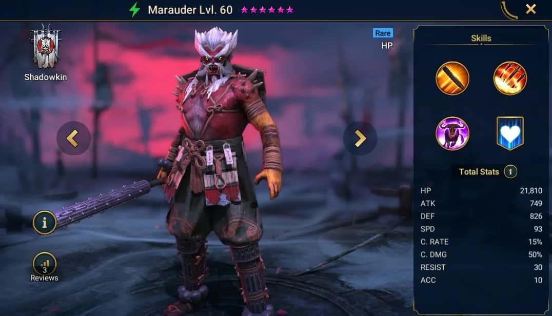 Marauder key art