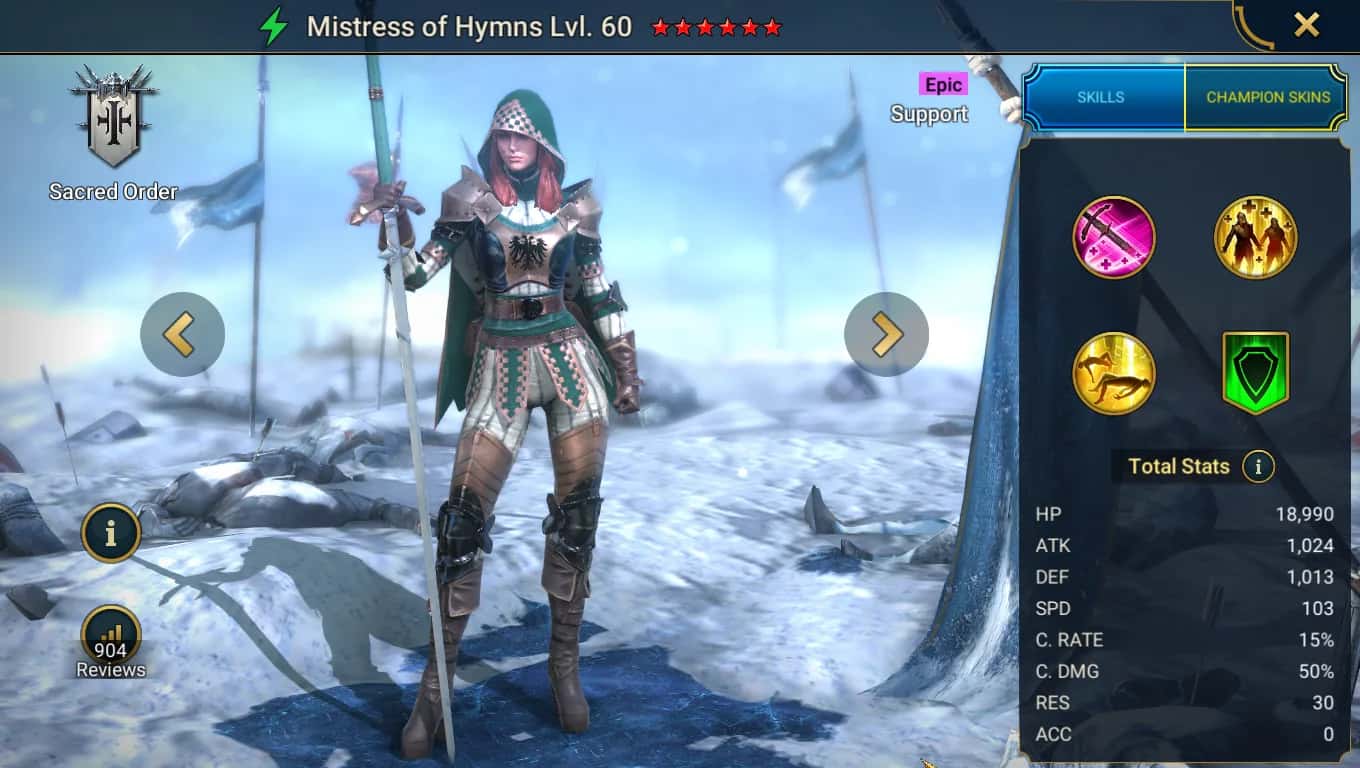 Mistress of Hymns key art