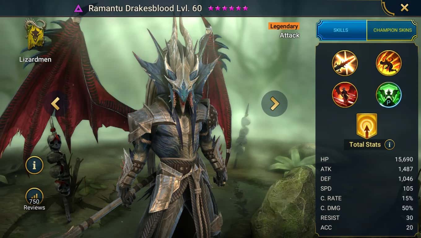 Ramantu Drakesblood key art