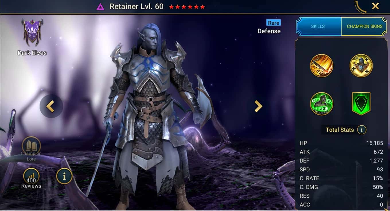 Retainer key art