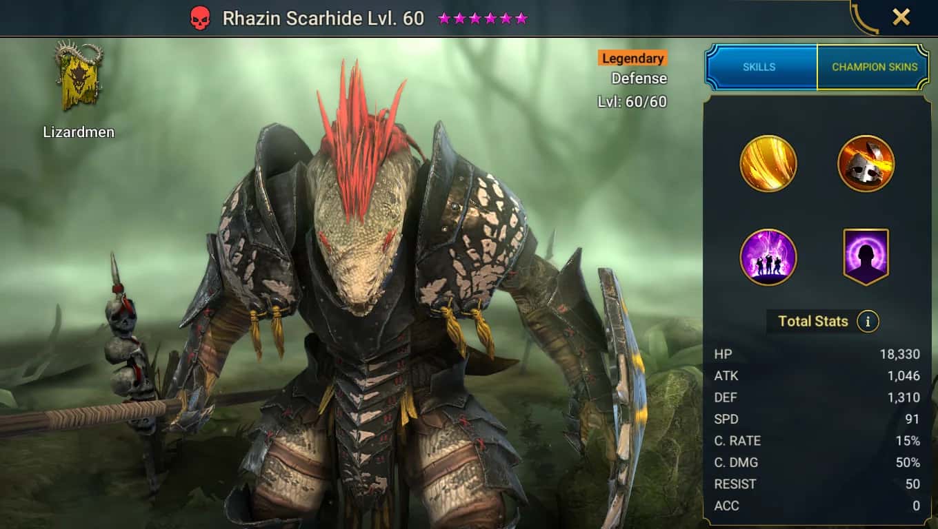 Rhazin Scarhide key art