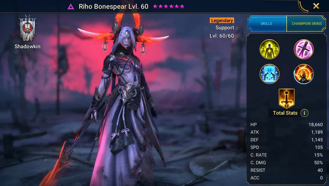 Riho Bonespear key art