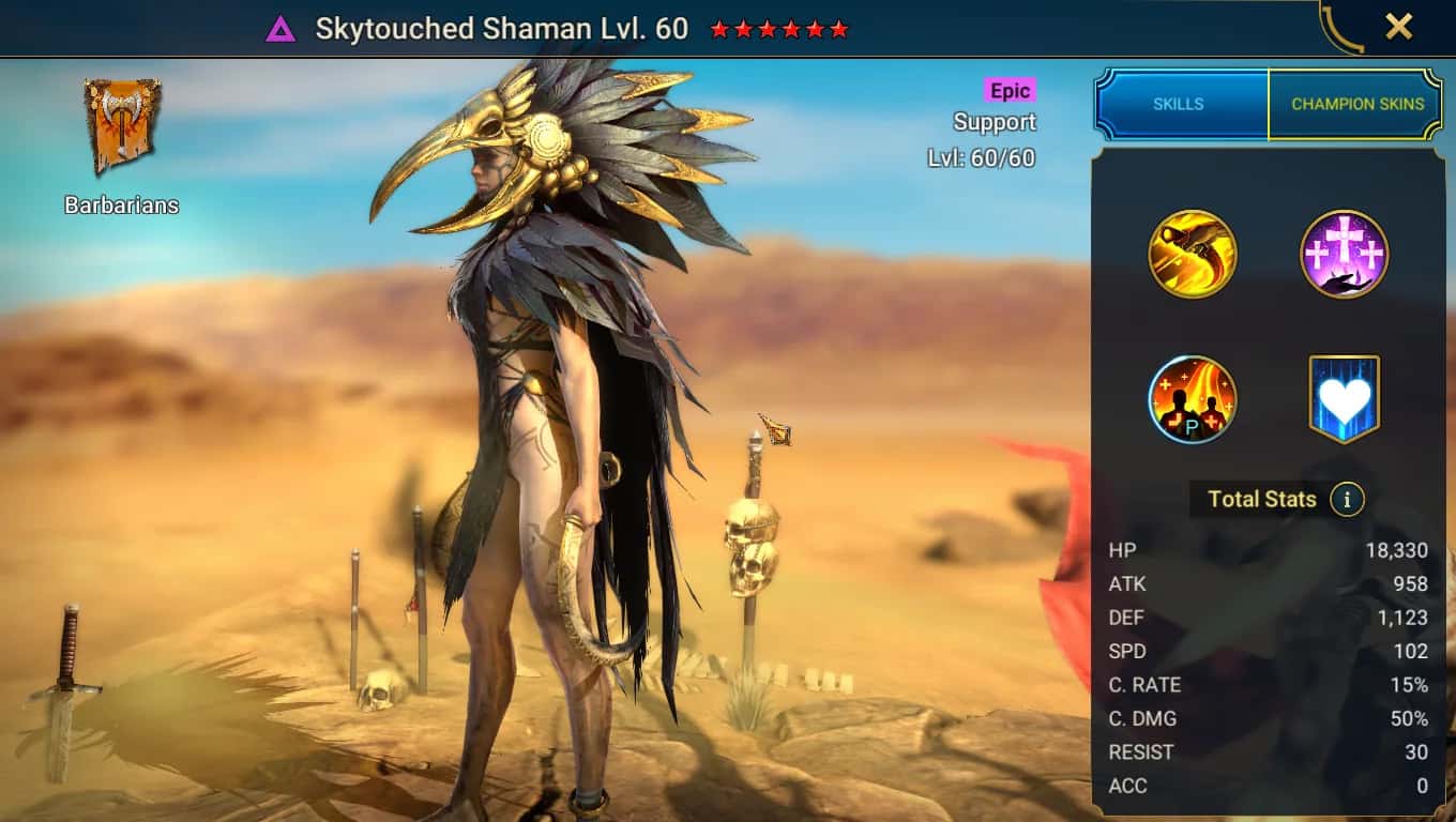 Skytouched Shaman key art