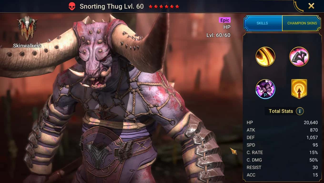 Snorting Thug key art