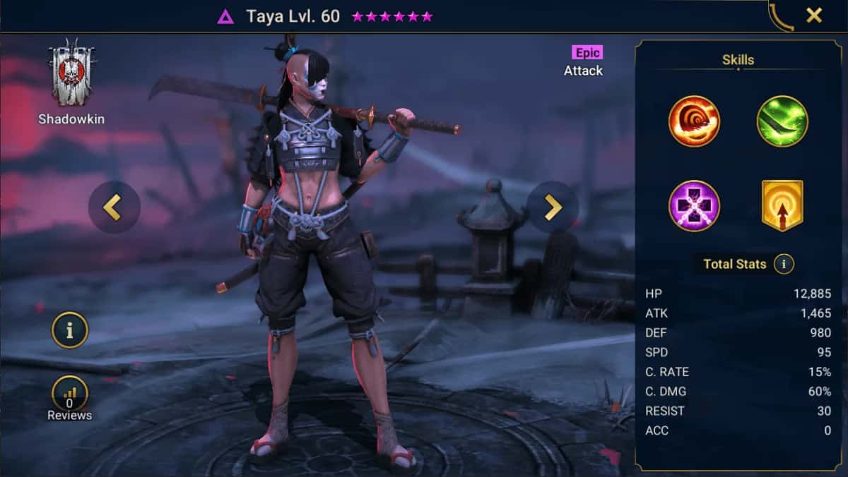 Taya key art