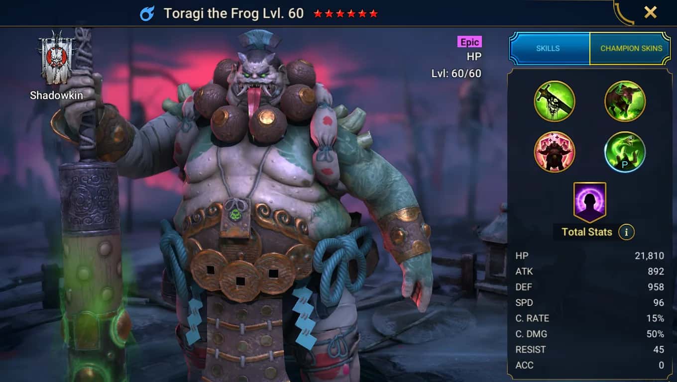 Toragi the Frog key art