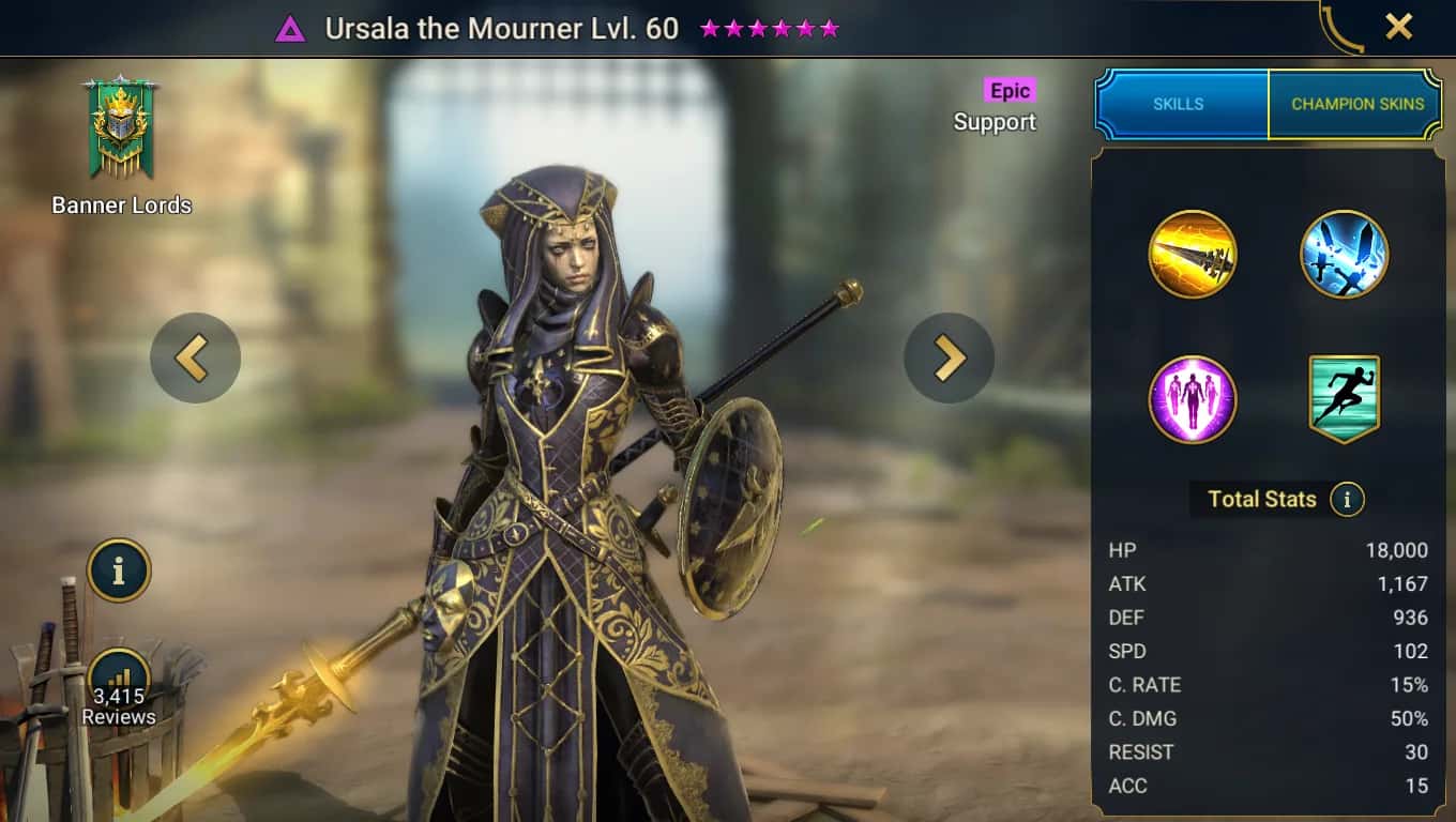 Ursala the Mourner key art