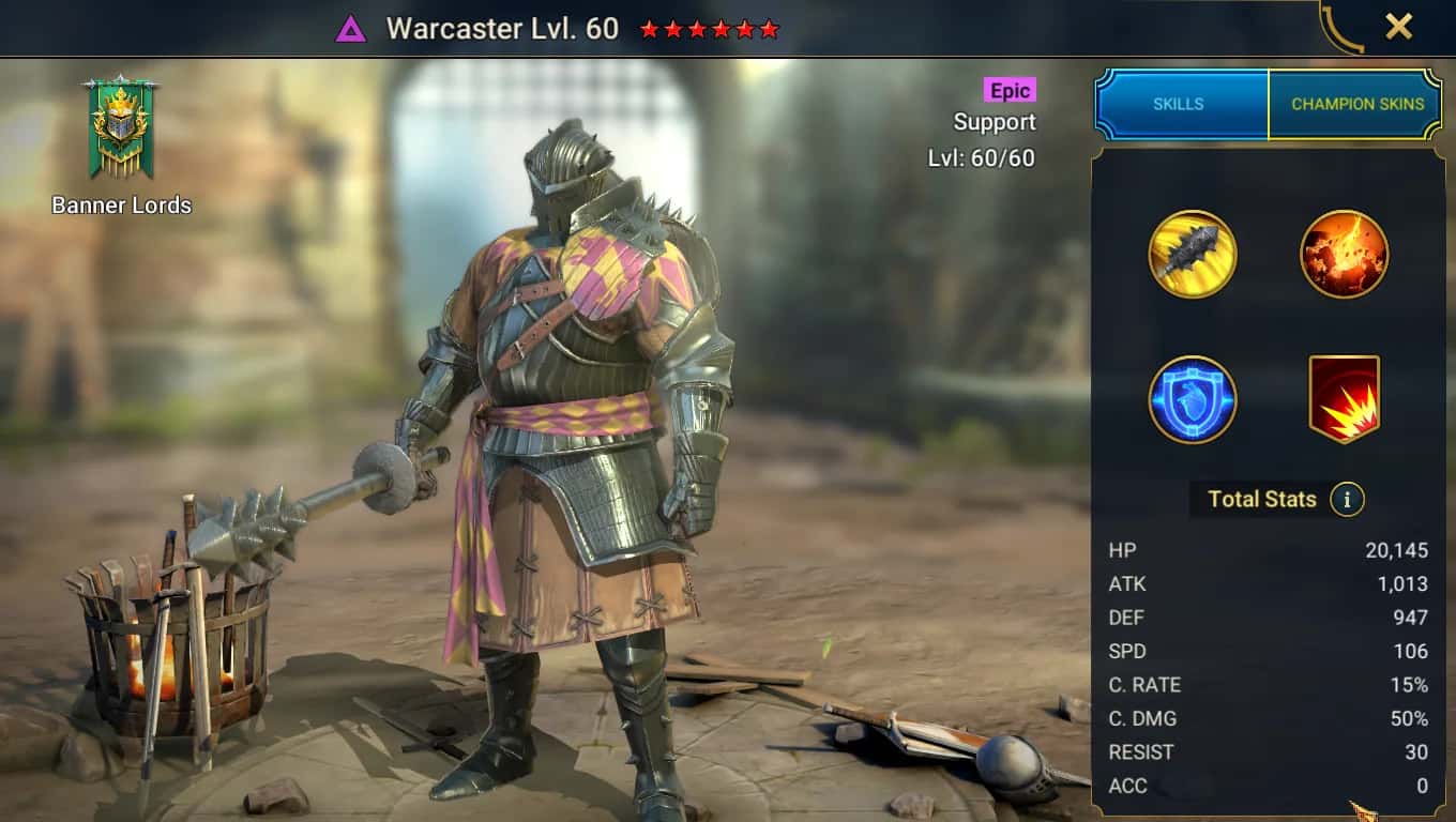 Warcaster key art