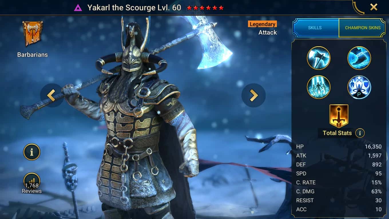 Yakarl the Scourge key art