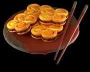Glassy-Sweet Rice Fritters