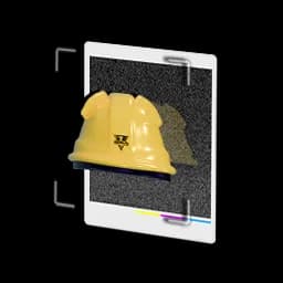 Sticker: Safety Helmet