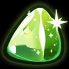 Solid Green Sugar Crystal