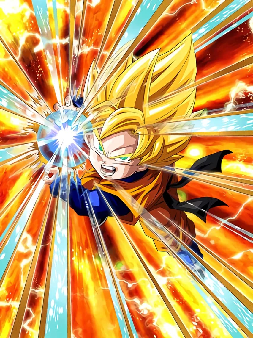 Burgeoning Might Super Saiyan Goten (Kid)