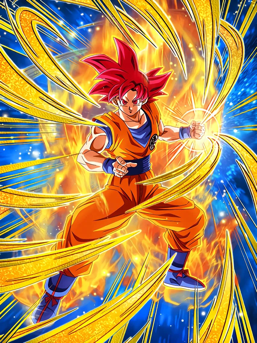 Godly Impact Super Saiyan God Goku