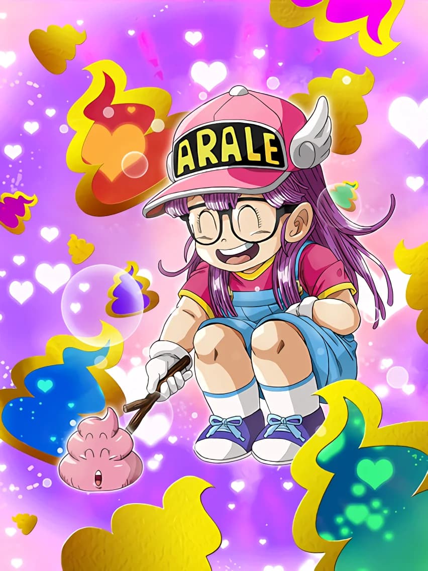Innocent Pokes Arale Norimaki