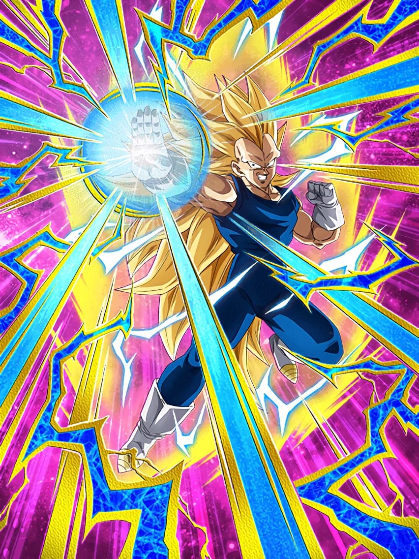 Massive Ki Released Super Saiyan 3 Vegeta