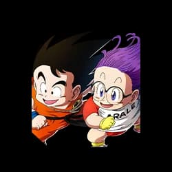 To an Exciting Future Goku (Youth) & Arale Norimaki