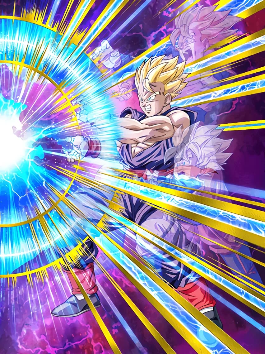 Unyielding Kamehameha Super Saiyan Gohan (Teen)