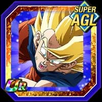 Relentless Charge of Rage Super Saiyan Goku