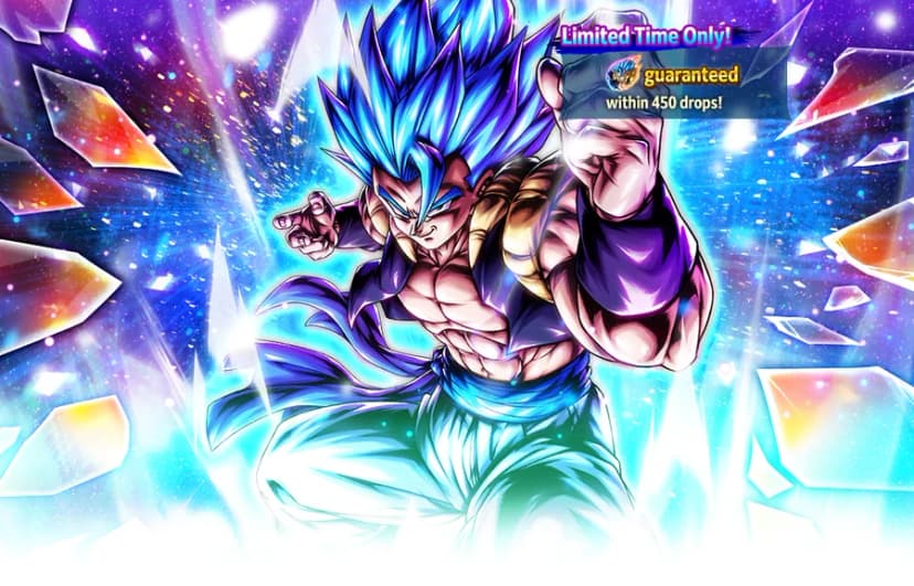 Super Saiyan God SS Gogeta (UL, Purple) rate-up banner